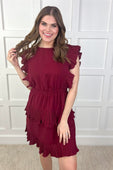 PREORDER-Game Day Ruffle Dress