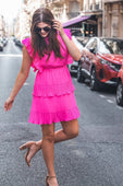 PREORDER-Game Day Ruffle Dress