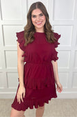 PREORDER-Game Day Ruffle Dress