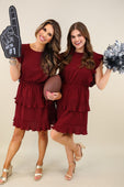 Game Day Ruffle Dress - Jess Lea Boutique