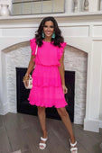 PREORDER-Game Day Ruffle Dress