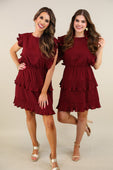 Game Day Ruffle Dress - Jess Lea Boutique