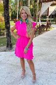 PREORDER-Game Day Ruffle Dress