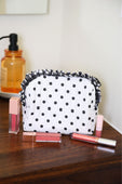 Gingham Polka Dot Quilted Ruffle Bag - Jess Lea Boutique