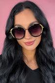 Glow Getter Sunglasses- Black - Jess Lea Boutique