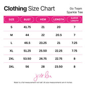 Go Team Sparkle Tee - Jess Lea Boutique