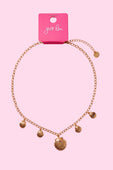 Golden Seashell Charm Necklace - Jess Lea Boutique