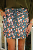 Gwen Floral Skort - Jess Lea Boutique