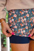 Gwen Floral Skort - Jess Lea Boutique