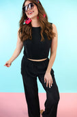 PREORDER-Hadley Pleated Pants Set - Jess Lea Boutique