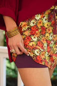 Harvest Blooms Skort - Jess Lea Boutique