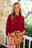 Harvest Blooms Skort - Jess Lea Boutique