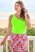 Haven V-Neck Bodysuit- Lime - Jess Lea Boutique