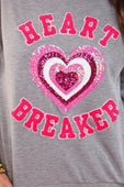 Heart Breaker Sequin Pullover - Jess Lea Boutique