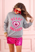 Heart Breaker Sequin Pullover - Jess Lea Boutique
