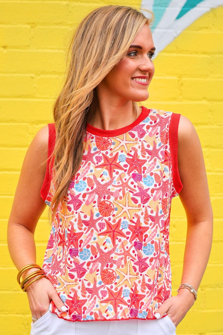 Heatwave Ribbed Tank- Starfish Coast - Jess Lea Boutique