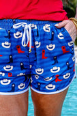 PREORDER-Hey There Cowboy Drawstring Everyday Shorts