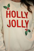 Holly Jolly Holiday Luxe Pullover - Jess Lea Boutique