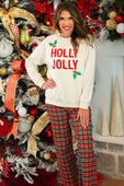 Holly Jolly Holiday Luxe Pullover - Jess Lea Boutique