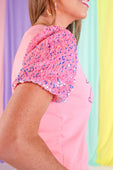 Hop To It Sequin Top - Jess Lea Boutique