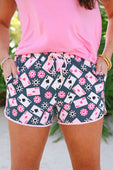 PREORDER-House Of Cards Everyday Shorts - Jess Lea Boutique