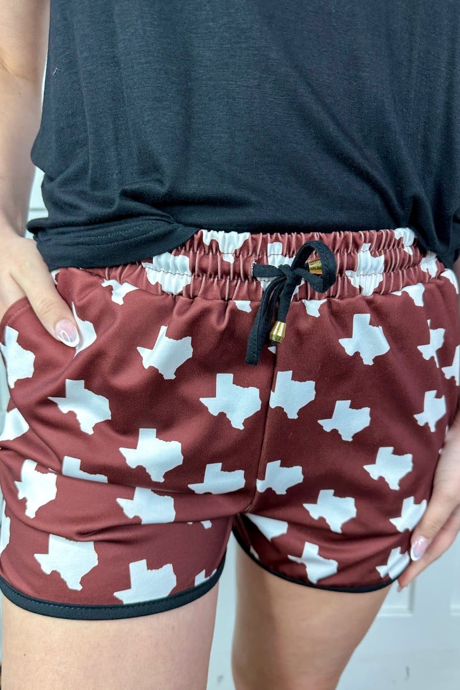 PREORDER-Howdy Drawstring Everyday Shorts