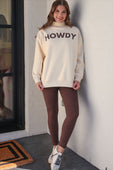 Howdy Mock Neck Pullover - Jess Lea Boutique