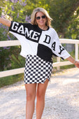 Huddle Up Color Block Top- Black - Jess Lea Boutique