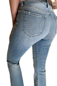 Jackson Light Cropped Flare Jeans