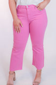 Jade Cropped Color Jeans