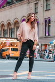 Jamie Balloon Sleeve Top - Jess Lea Boutique