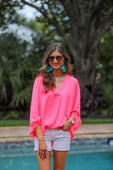 Jamie Balloon Sleeve Top - Jess Lea Boutique