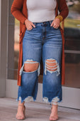 Jayce Dark Distressed Denim
