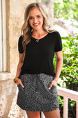 Jess Lea Basic Tee- Black - Jess Lea Boutique