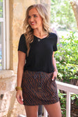 Jess Lea Basic Tee- Black - Jess Lea Boutique