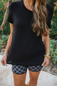 Jess Lea Basic Tee- Black - Jess Lea Boutique