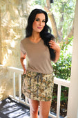 Jess Lea Basic Tee- Mocha - Jess Lea Boutique