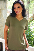 Jess Lea Basic Tee- Olive - Jess Lea Boutique