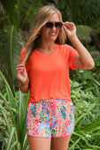 Jess Lea Basic Tee- Orange - Jess Lea Boutique