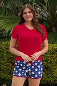 Jess Lea Basic Tee- Red - Jess Lea Boutique
