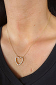 Jessica Signature Heart Pendant Necklace- Gold - Jess Lea Boutique