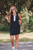 Everyday Zipper Dress, Solid Black - Jess Lea Boutique