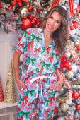 Jingle Bows Ruffle Pajama Set - Jess Lea Boutique