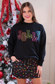 PREORDER- Jolly Patch Pullover - Jess Lea Boutique