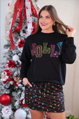 PREORDER- Jolly Patch Pullover - Jess Lea Boutique