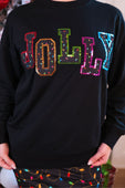 PREORDER- Jolly Patch Pullover - Jess Lea Boutique