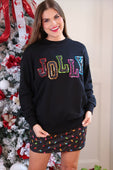 PREORDER- Jolly Patch Pullover - Jess Lea Boutique