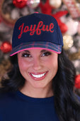 Joyful Plaid Hat - Jess Lea Boutique