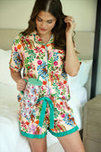 Jungle Oasis Ruffle Pajama Set - Jess Lea Boutique