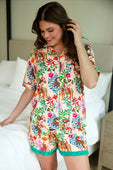 Jungle Oasis Ruffle Pajama Set - Jess Lea Boutique